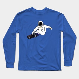 Astronaut Space Boarder Long Sleeve T-Shirt